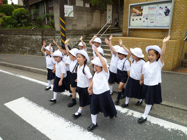 1年生交通安全指導